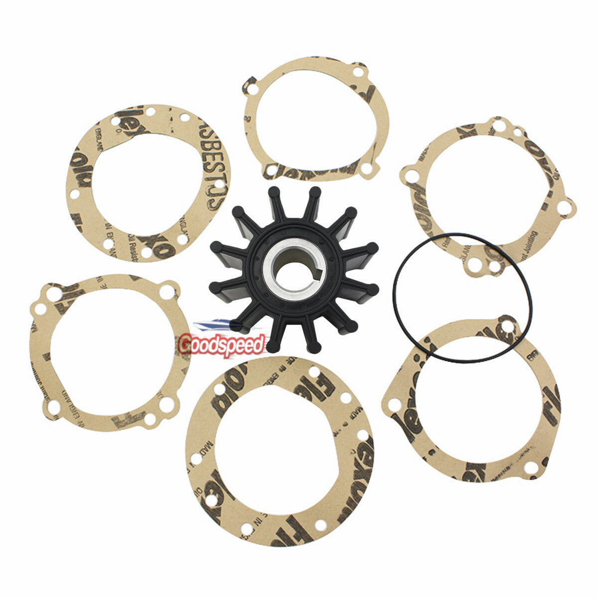 Water Pump Impeller Kits Replace Sherwood 10615K Jabsco 18948-0001 09-702B volvo