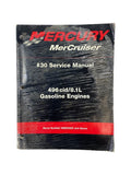 Mercury Mercruiser Manual #30, 496 Cid/8.1 L Gas | Hook & Hull Co
