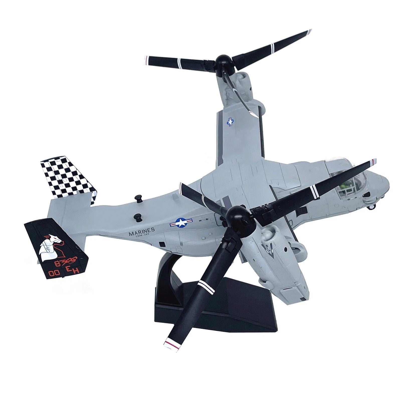 Us Air Force V-22 Model Aircraft 1:72 Scale Alloy Osprey Helicopter