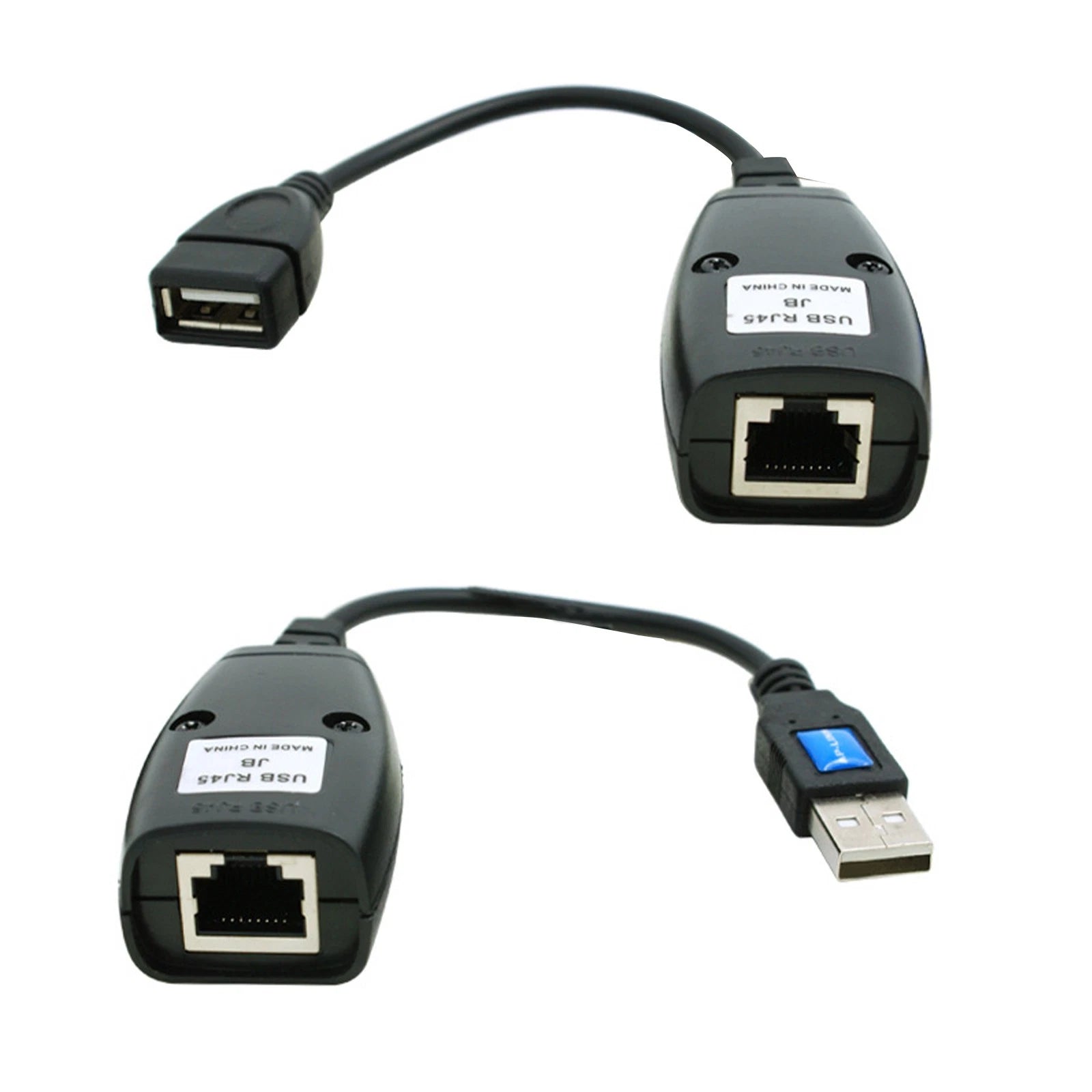 1*usb Extension Ethernet Rj45 Cat5e/6 Cable Lan Adapter Extender Over