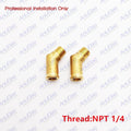 2pcs Fit Yanmar 2gm20 Sea Water Pump Elbow Hose Tail Connector