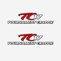 Triton Boat Graphic Decal TC17 Tournament Crappie Pair by Triton