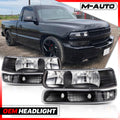 4PC Headlight and Bumper Lamp for 1999-2006 Silverado