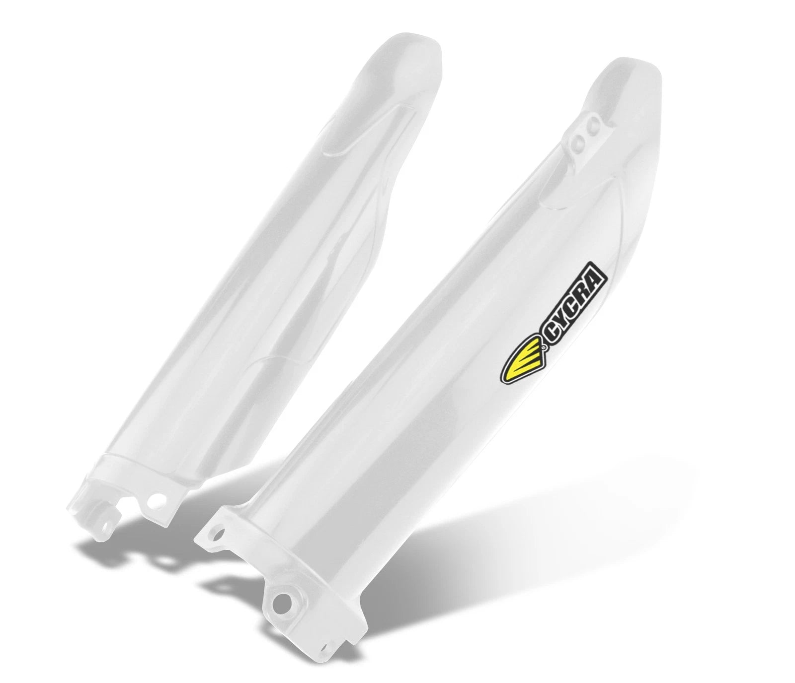 Cycra Fork Guards White 714-1572 Offroad Replacement Body Parts