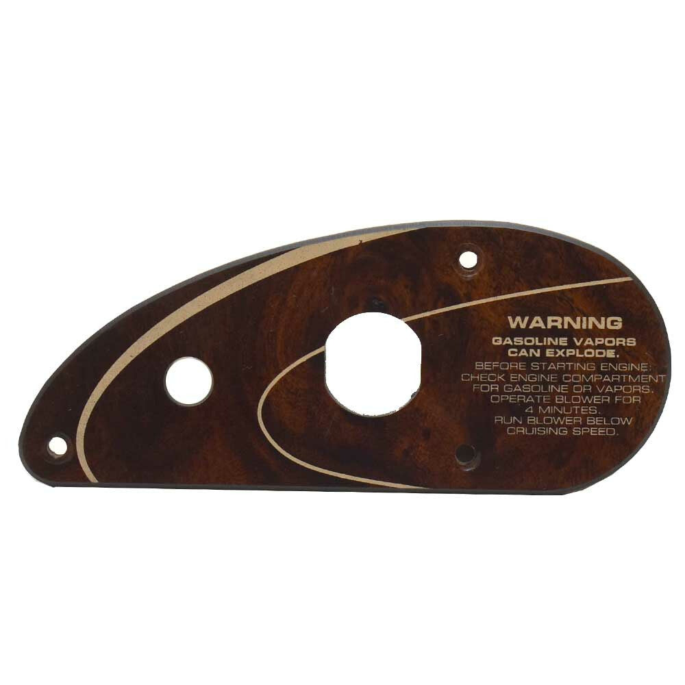 Rinker Boat Blank Ignition Panel 192 Captiva Woodgrain by Rinker