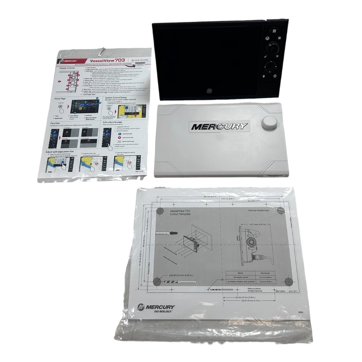 Mercury Vessel View 703, Touch Screen Display W/ | Hook & Hull Co