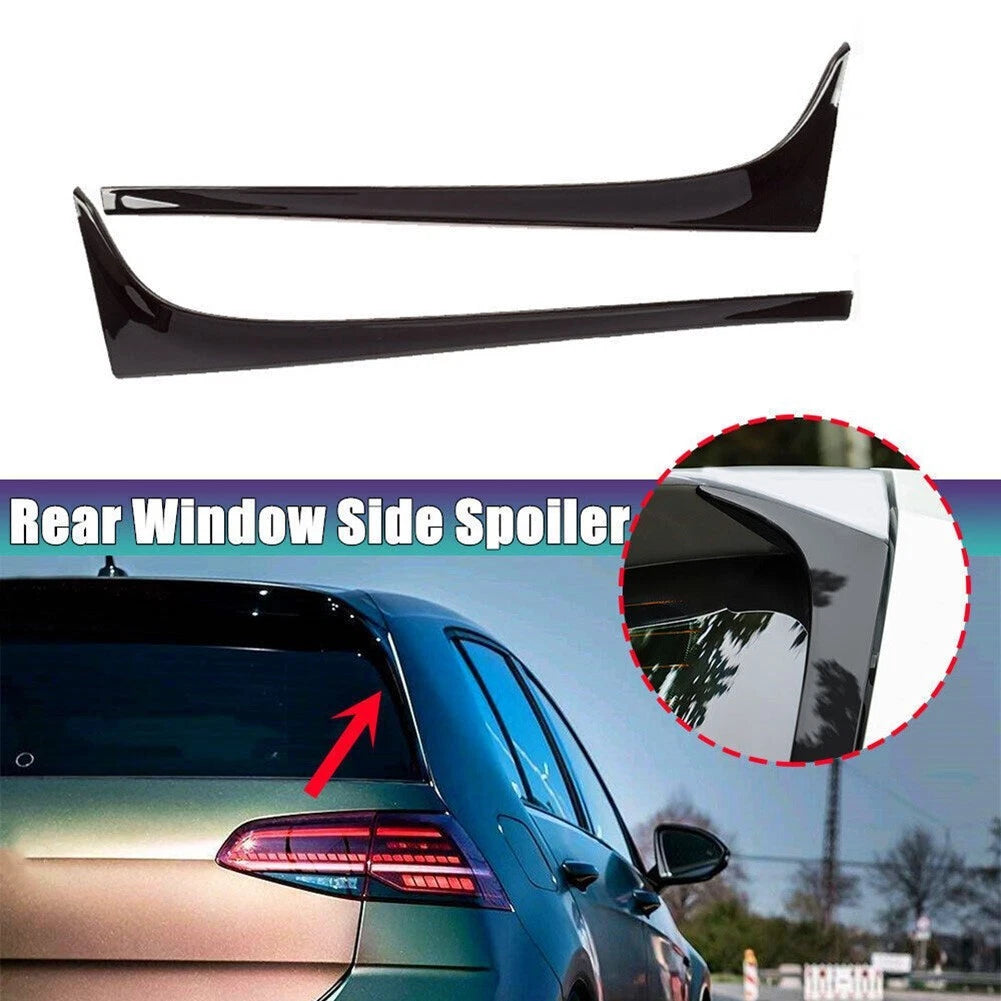 Carbon Fiber Black Rear Side Spoiler For Golf 7 Enhance Your