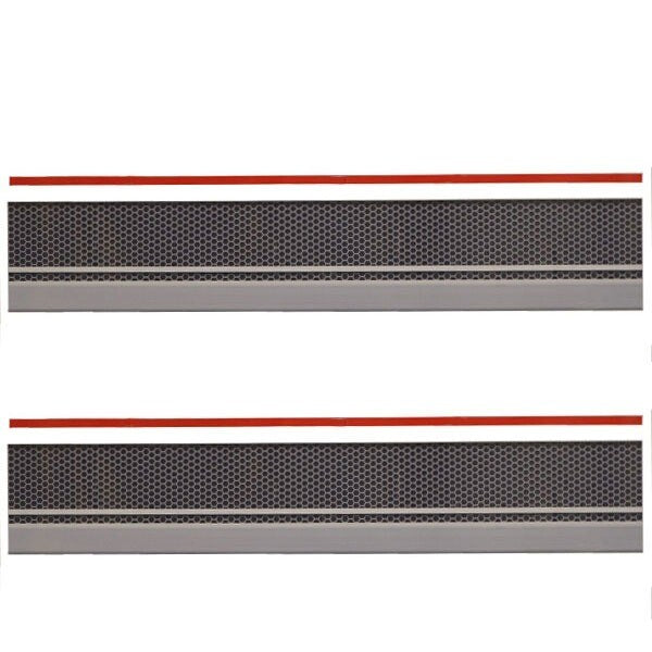Tracker Graphic Decals Pair Red Black by Tracker