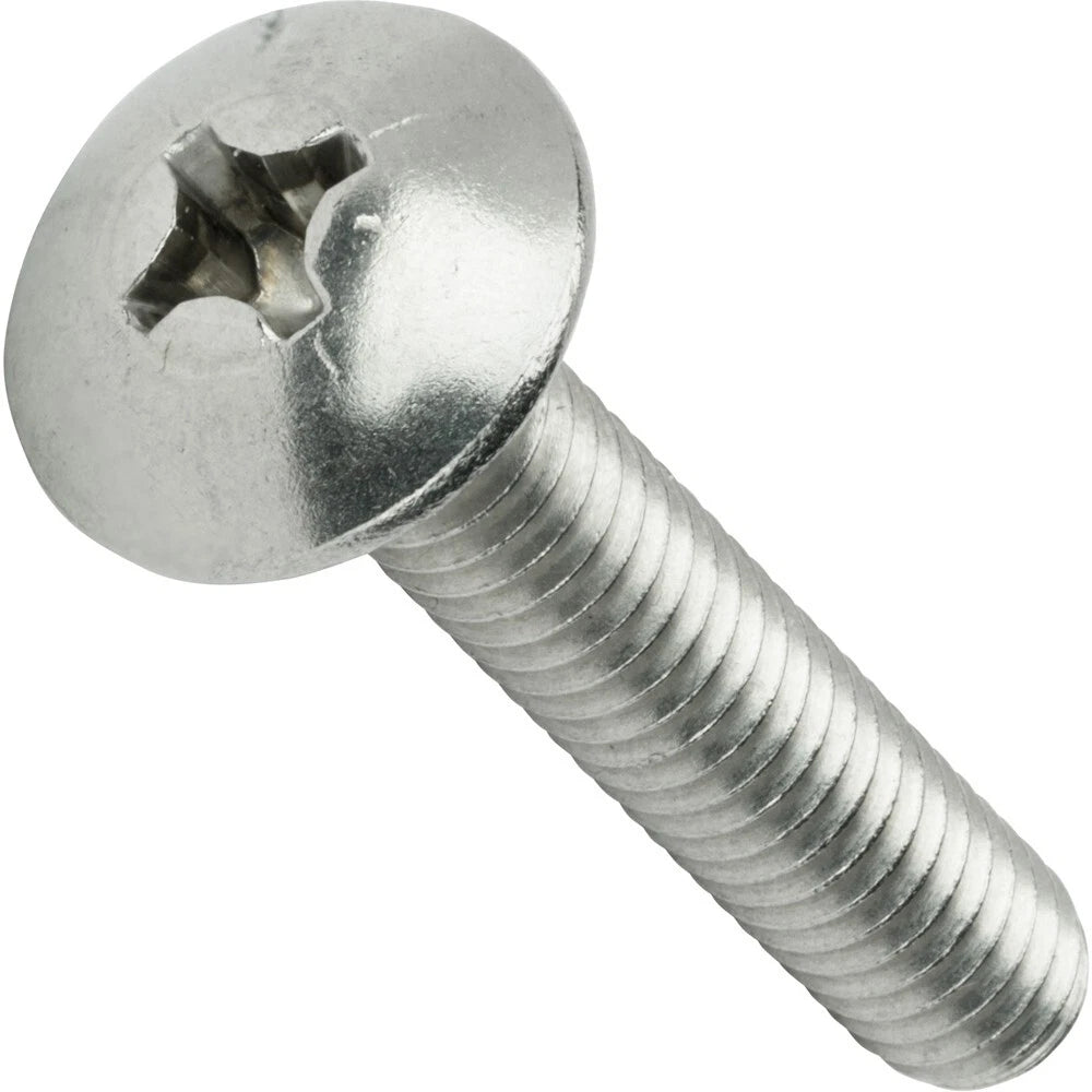 5/16-18 Phillips Truss Head Machine Bolts Stainless Steel All Sizes