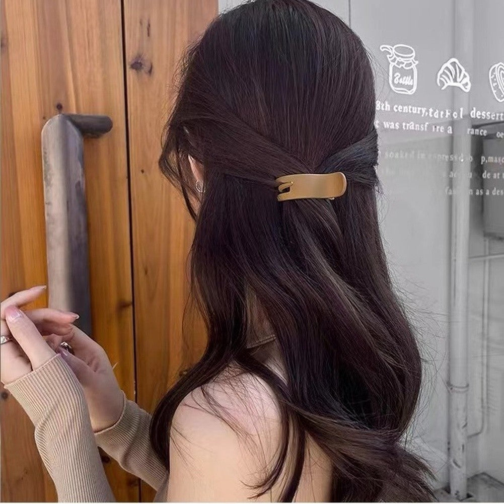 Acrylic Matte Hair Clip for Women