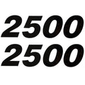 Boat Decals Triton 2500 Black (Pair) by Triton