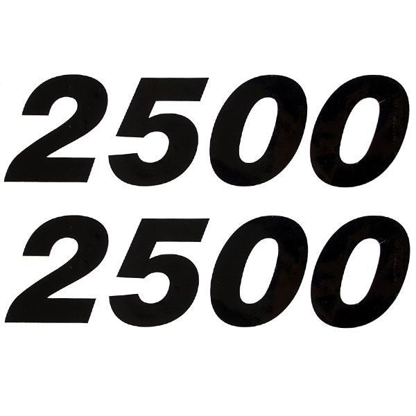 Boat Decals Triton 2500 Black (Pair) by Triton