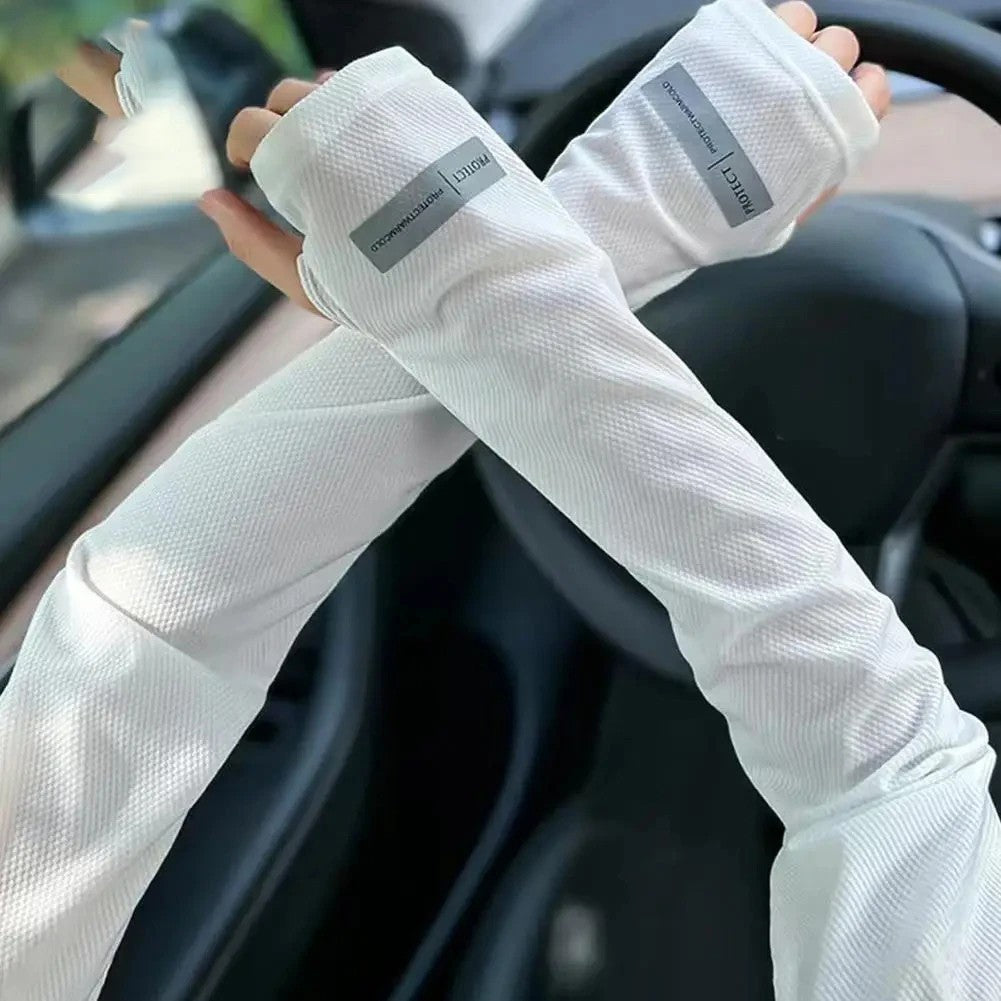 UV Blocking Cooling Hand Sleeves for Outdoor Use