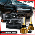 Headlight + Amber Corner Light for 03-23 Chevy