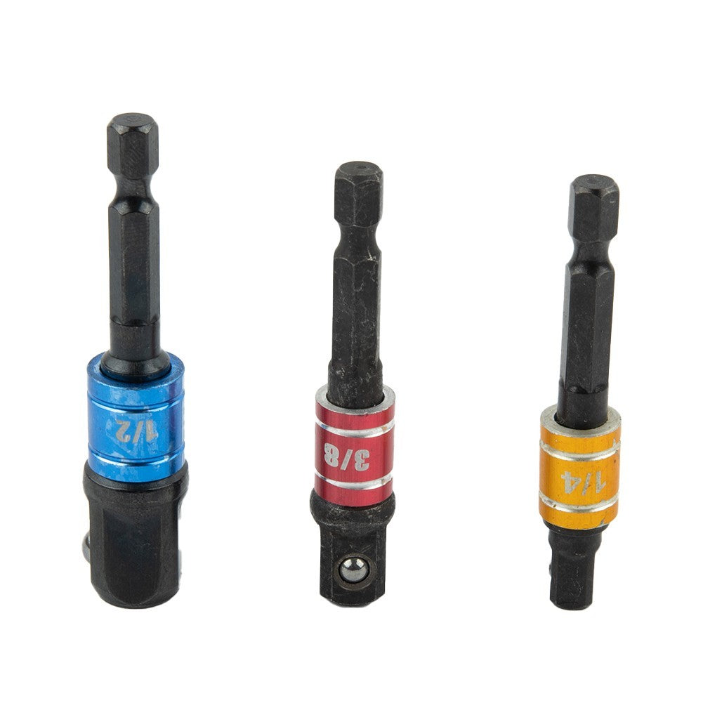 Socket Adapter Chrome Vanadium Steel Hex Shank