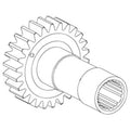 Shaft 184217c1 Fits Case 2166 2188 2344 2366 2377 2388 2577 2588 5088