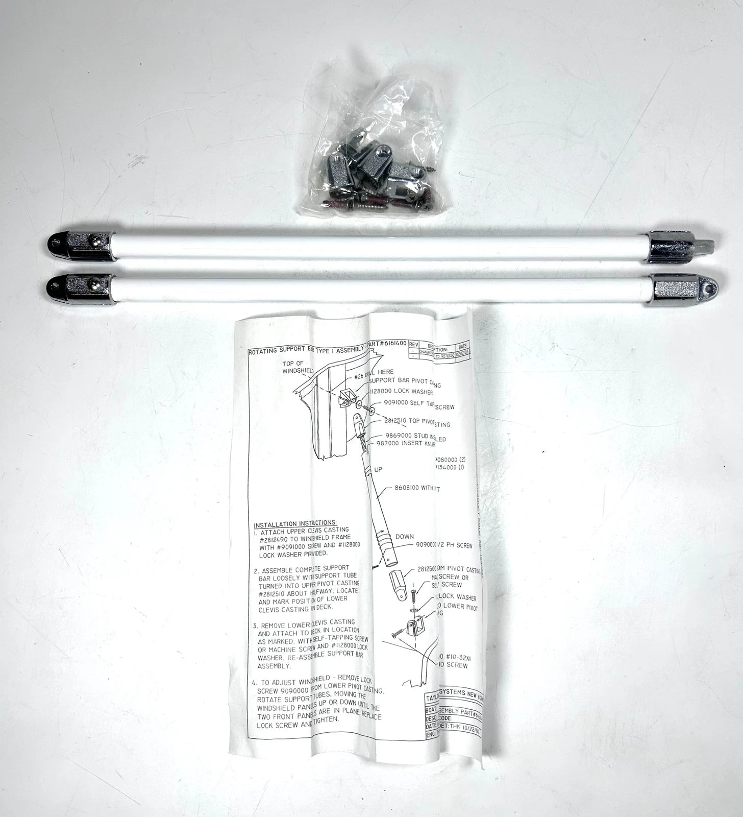Taylor Made 6161400, Type 1 Rotating Support Bars 18''