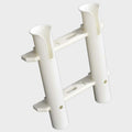 Marine Depot Boat Double Rod Holder 53220N 0 Degree White Nylon by Marine Depot