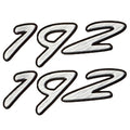 Rinker Boat Graphic Decal 192 White Gray Black by Rinker