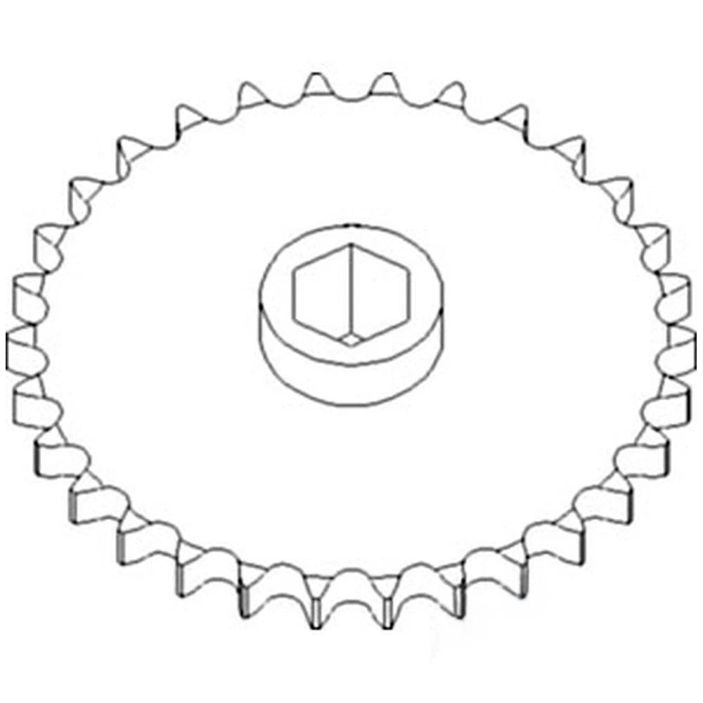 Sprocket 87024802 Fits Case 240836 240838 240870 241220 241222 241230