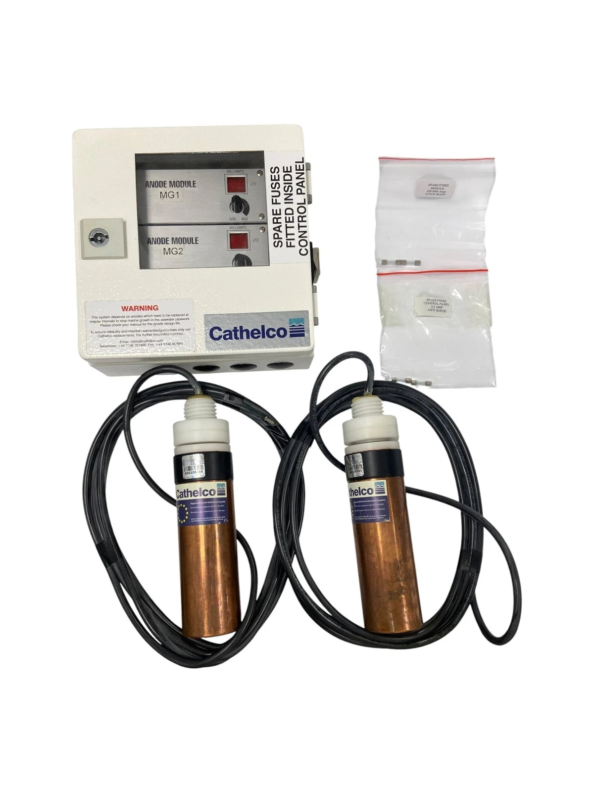 Cathelco Nano Control Panels (Eb/ns) And 2 Mgps Copper Anodes, No