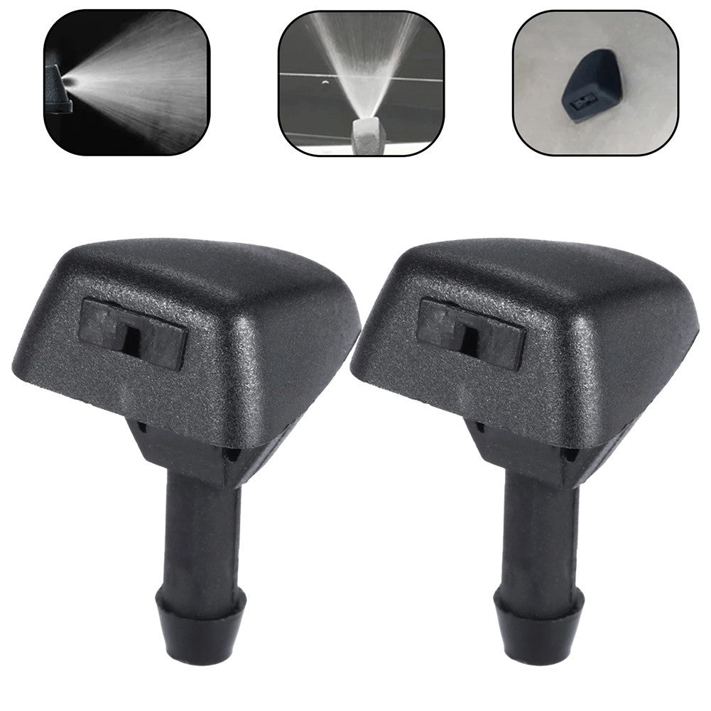 12V Wiper Nozzle Black Car Accessory