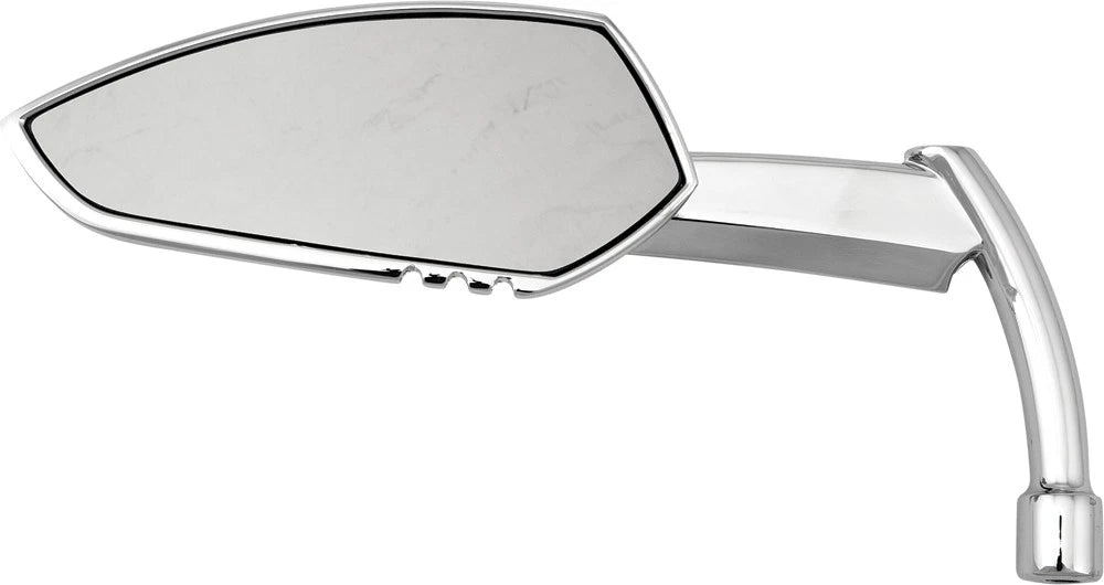 Harddrive Apache Mirror With Knife Stem Chrome Left – Fits Harley