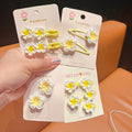 Floral Hairpin for Styling Side Bangs