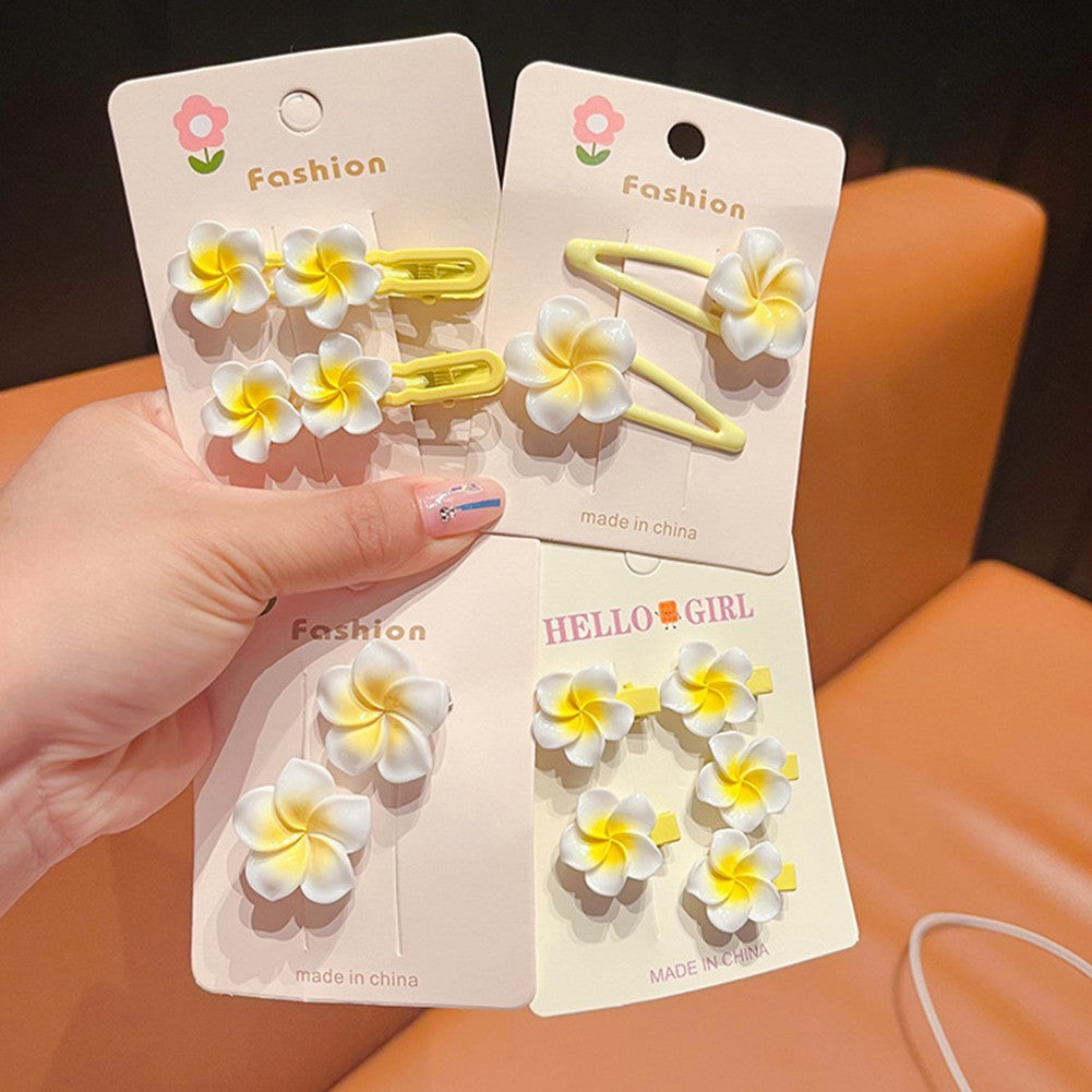 Floral Hairpin for Styling Side Bangs