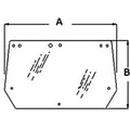 Wn-82016997-pe<wbr/>x Glass, Rear Fits International/<wbr/>caseih