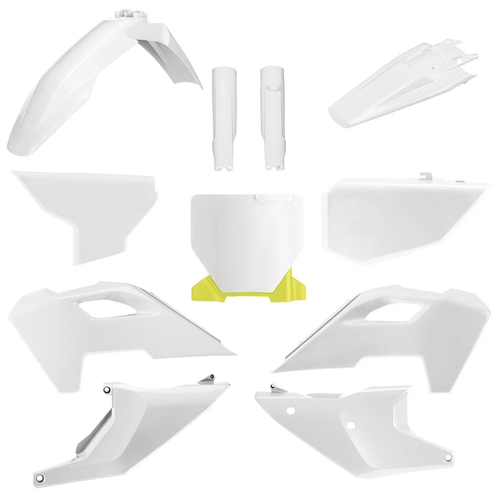 Polisport Plastic Kit + Fork Guards Husqvarna Tc/fc 2023-2024, White