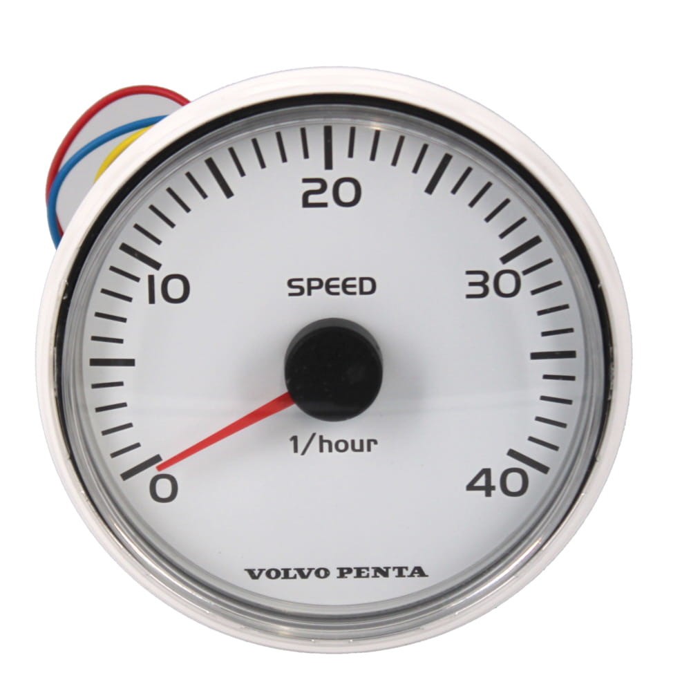 Volvo Penta Boat Speedometer Gauge VP21234528 | 3 1/4 Inch WhiteOpens 