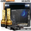 HB4 9006 6500K LED Headlight Bulb with Cooling Fan