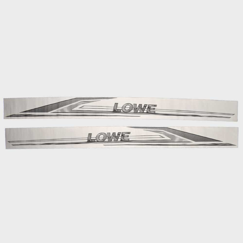 Lowe Boat Graphic Decals Silver FM 1675 / 1775 by Lowe
