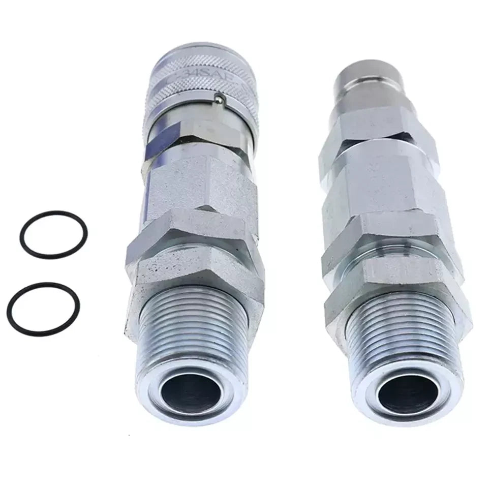 Hyd.quick-conn<wbr/>ect Coupler At312877 Kv13884 For John Deere 328d