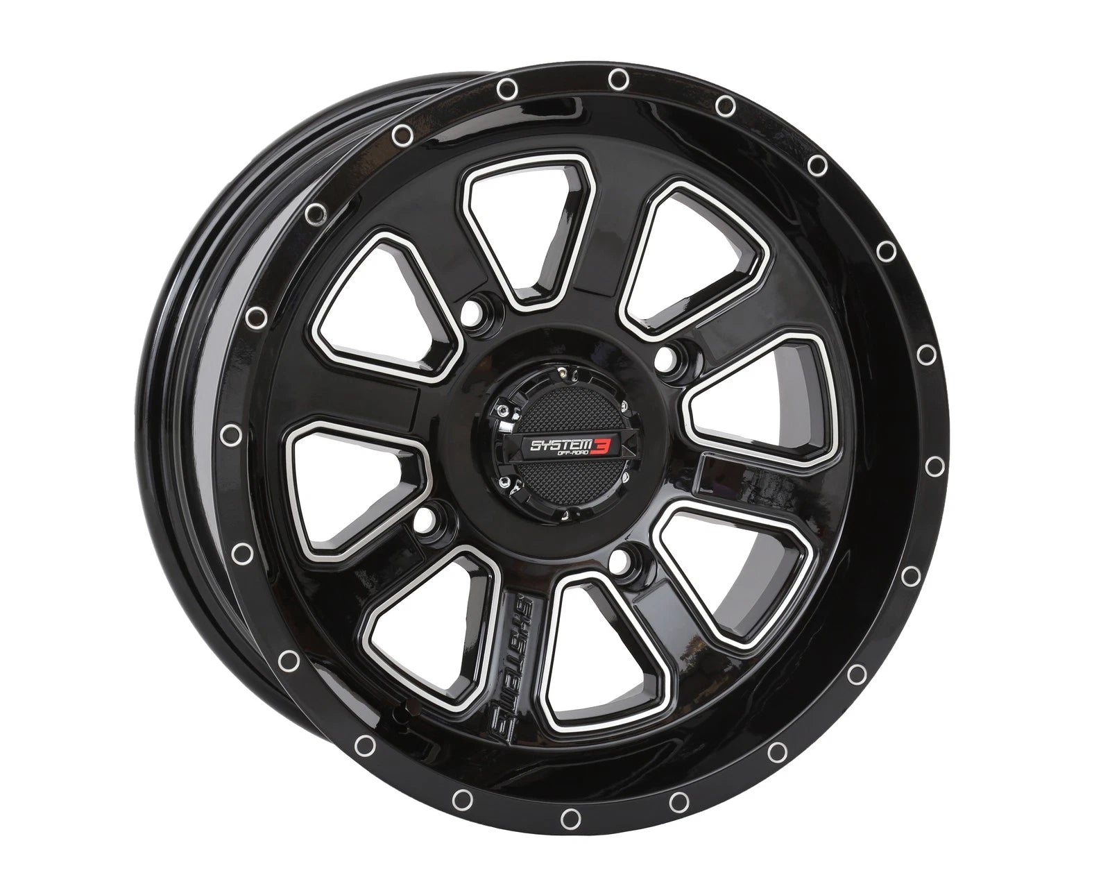 System 3 St4 Wheel 14x7 4+3 +10mm Fit For Can-am Maverick & Honda