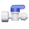 Plastic Water Filter Fitting with Valve