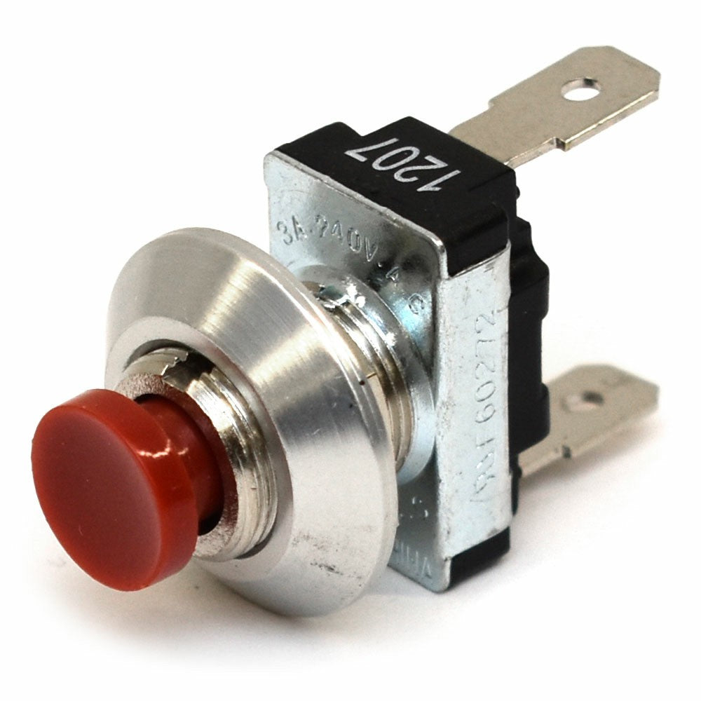 Momentary Boat Push Button Switch | Horn 2 Spade 3A 240VAC / 6A 120VAC by Marine