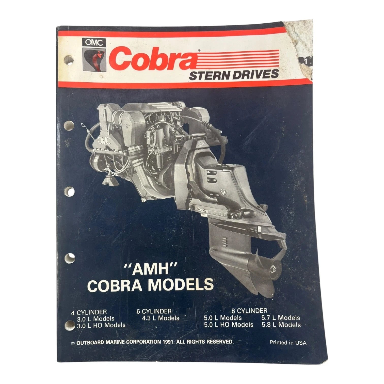 Omc Cobra Stern Drives 508148, "amh" Cobra Models Service