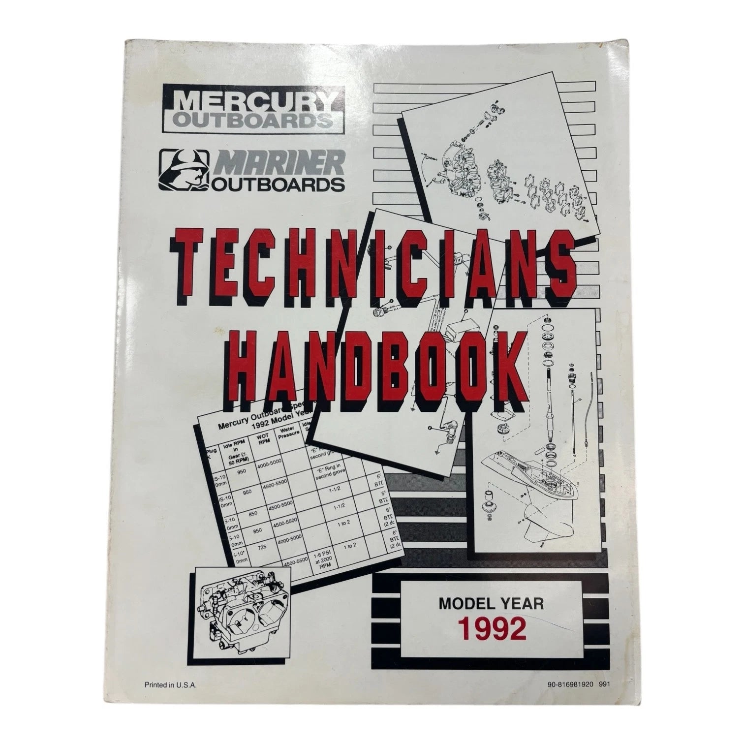 Mercury Mariner Outboards 90-816981920, Technicians | Hook & Hull Co