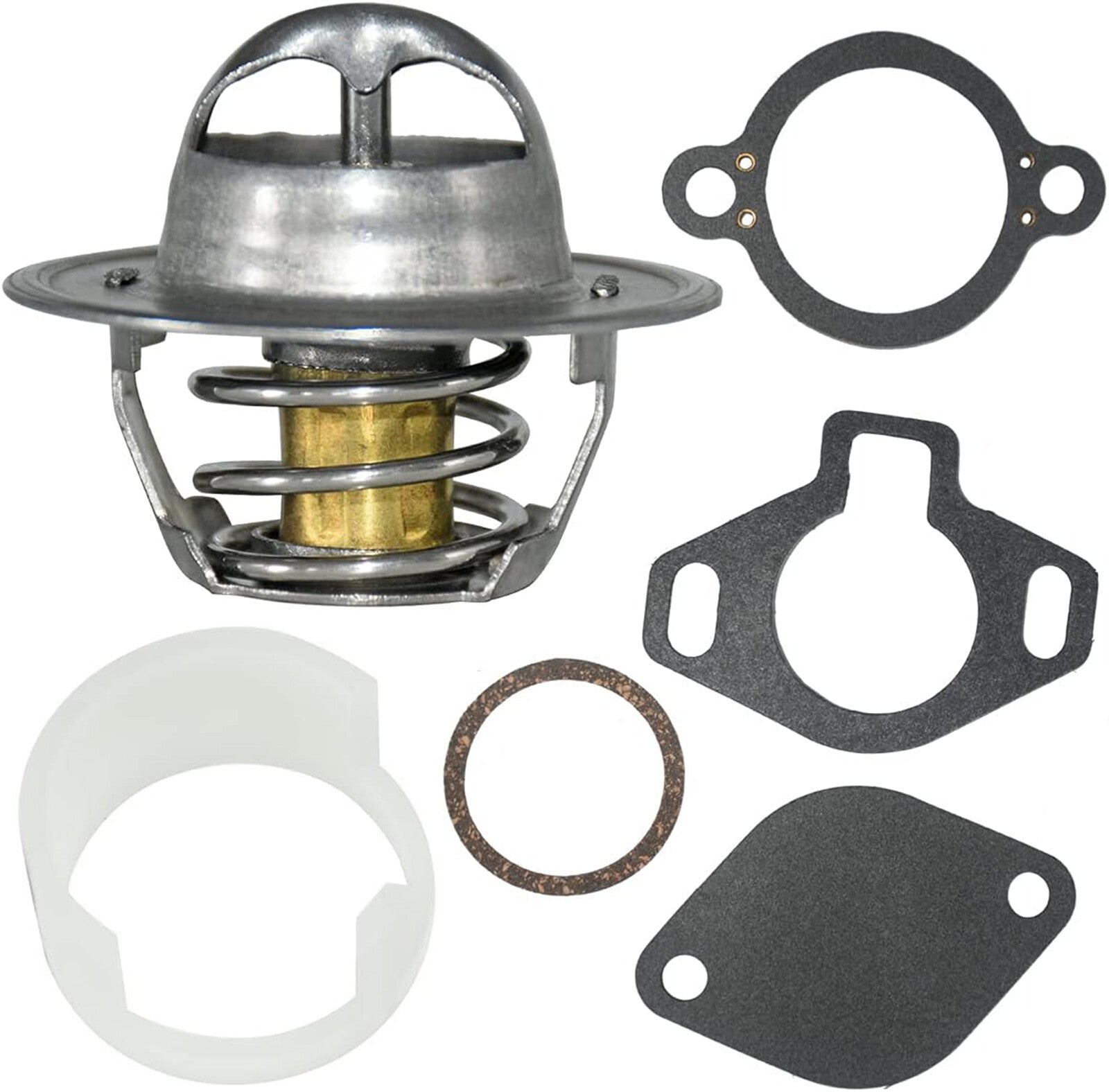 For Mercruiser Thermostat Kit 807252Q5 gaskets Sleeve 23-806922 4.3 5.0 5.7Opens