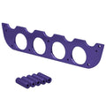 Legend Boat Rod Rack Panel 316454 | 14 1/2 X 3 Inch Purple Aluminum