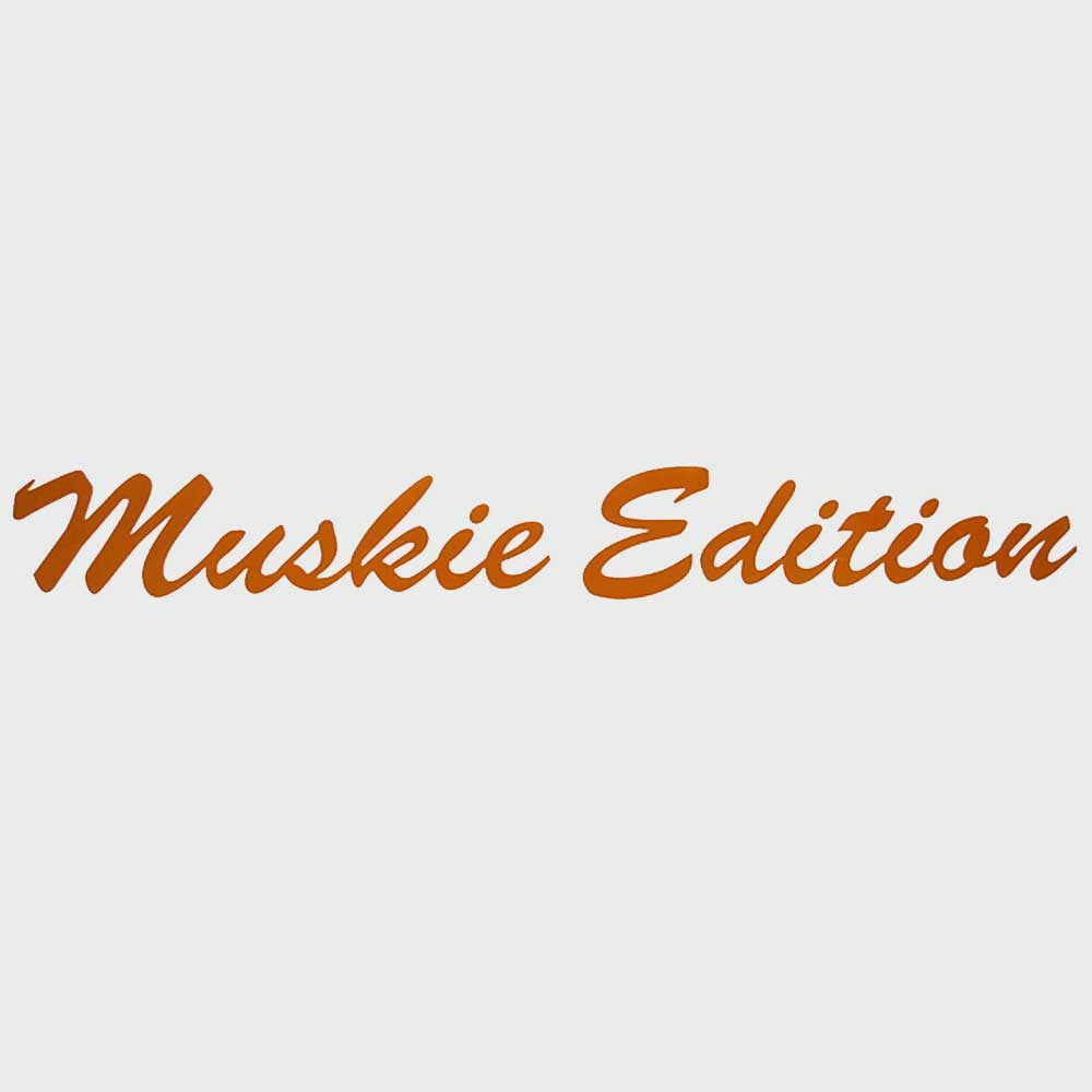 Crestliner Boat Brand Decal Muskie Edition Copper Sticker by Crestliner