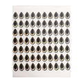 Realistic 2D Flat Fishing Lure Eyes