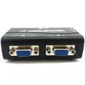 To 2 Monitor 2 Port Vga Svga Video Lcd Splitter Box Adapter W/ Power