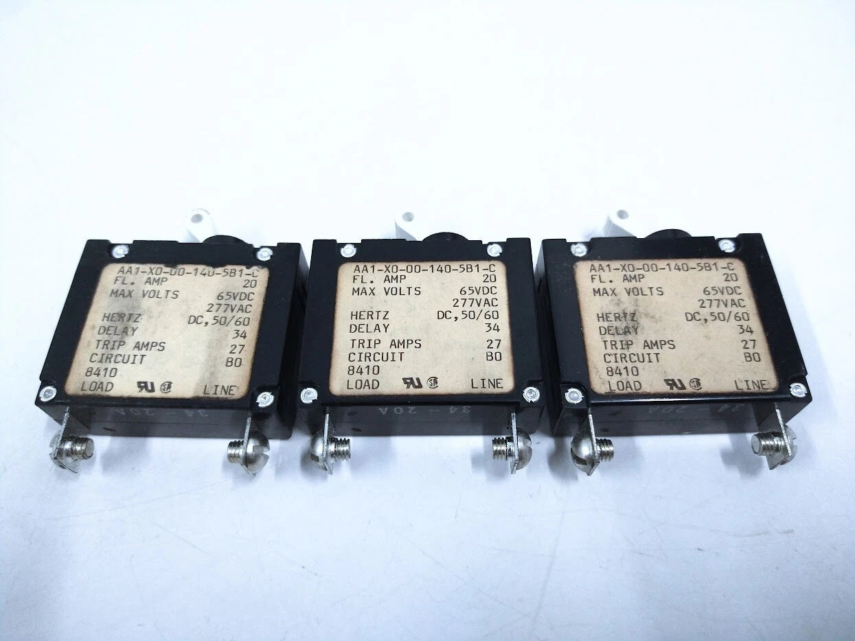 Carling Switch Aa1-x0-00140-5<wbr/>b1-c, Circuit Breaker Switch 20