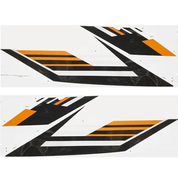 Sea Doo Boat Decal | Sp Gray Black Orange Stickers (Set Of 4)