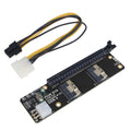 Slimsas 8i X2 To Pcie4.0 X16 Slot Adapter Sff8654 Riser Card For