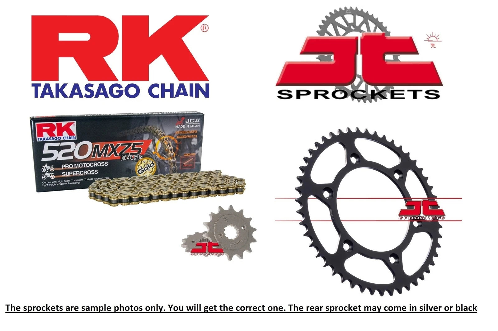 Rk Chain And Jt Sprockets For Yamaha Yz450 Fmme Monster 21