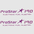 MasterCraft Boat Decals Prostar 190 Fuel Injection by MasterCraft